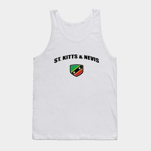 St Kitts and Nevis National Flag Shield Tank Top